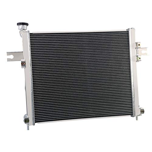 3 Row Aluminum Radiator Compatible with 2005-2010 Jeep Commander Grand Cherokee 3.7 4.7L 6.1L