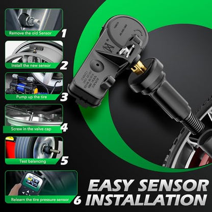 TPMS Sensors,433Mhz Dodge Chrysler Jeep Tire Pressure Monitoring Sensor - size: four sensors