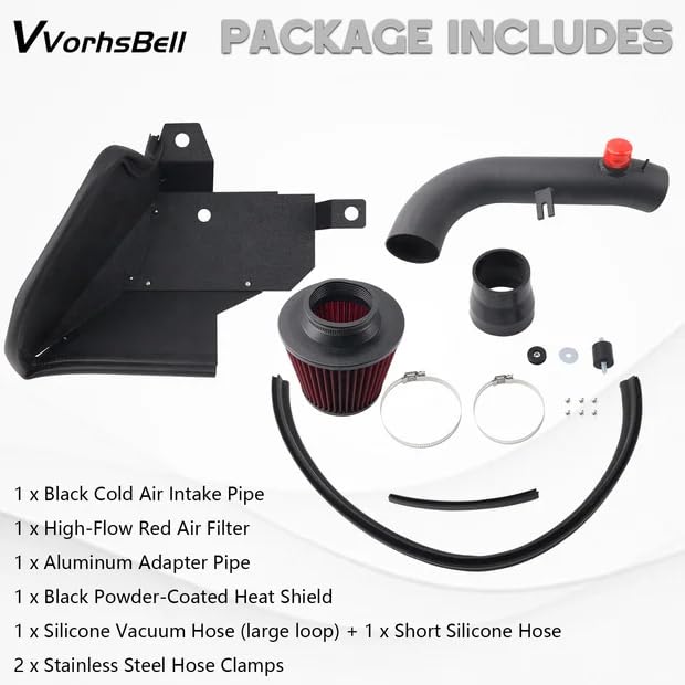 Cold Air Intake for 2015-2020 VWGolf/GTI/Golf R/Jetta/1.8T 2.0T - size: 15-20 VW Golf/ GTI/Golf R/Jetta 1.8T /2.0T