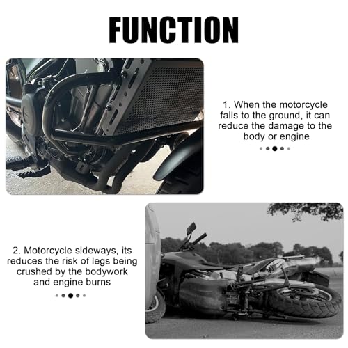Motorcycle Crash Bar Guard Protectors for Rebel CMX 300 500 2017-2025