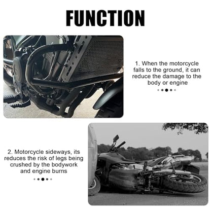 Motorcycle Crash Bar Guard Protectors for Rebel CMX 300 500 2017-2025