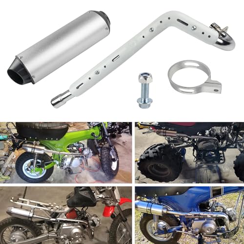 FLYPIG 28mm Muffler Exhaust Pipe kit Assembly fit 125cc 140cc 150cc