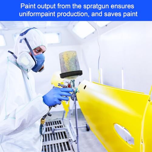 JOYFUL&HOPEFUL Disposable Paint Spray Gun Liners and Lids,20 Ounce (600ml) 30 Pack Kit - 30 Liners, 30 Lids with 125-Micron Strainer, 1 Hard Cup with Retainer Ring, 15 Plugs