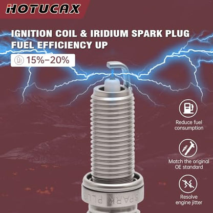 UF617 Ignition Coil Pack & 90174 Iridium Spark Plugs Set - size: UF617 & Spark Plugs