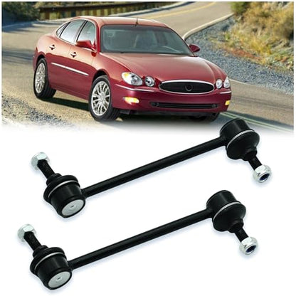 2Pcs K6662 Rear Sway Bar Link Fit for Buick 2005-09 Allure, 1997-05 Century, 2005-09 Lacrosse, 1997-04 Regal, for Chevy 2000-13 Impala, 2000-07 Monte Carlo, 98-02 Intrigue, 97-08 Grand Prix - size: K6662 X2