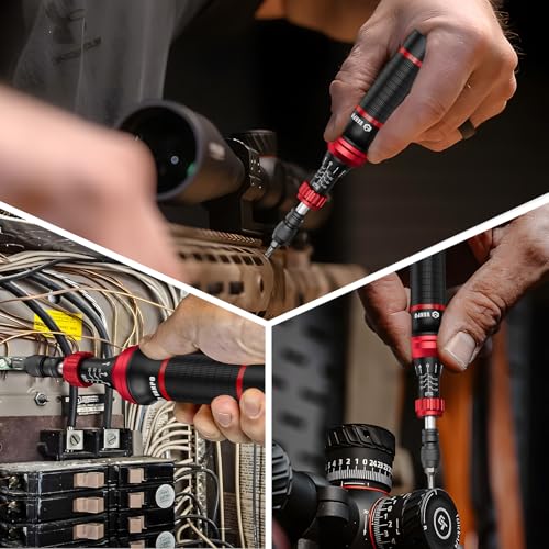 VANPO Torque Screwdriver, 10-60 In-lb, 24 Piece, Click Style for Gunsmith - size: 10-60 inlb