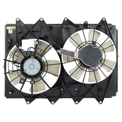TRQ Radiator Dual Cooling Fan Assembly - style: RFA73762
