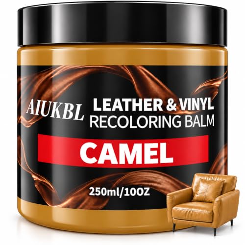 Leather Recoloring Balm, Camel - color: Camel.