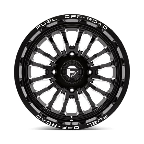Fuel UTV D821 18X7 4X137 G-BLK MILL 13MM - D8211870A644