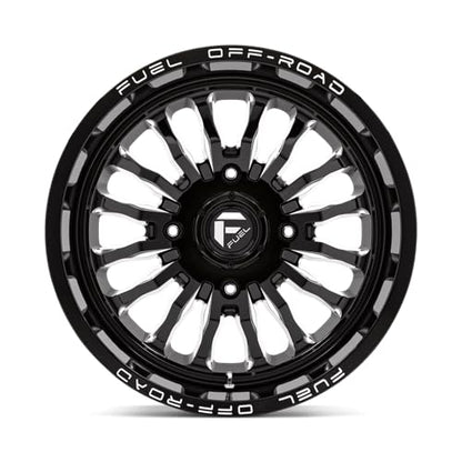 Fuel UTV D821 18X7 4X137 G-BLK MILL 13MM - D8211870A644
