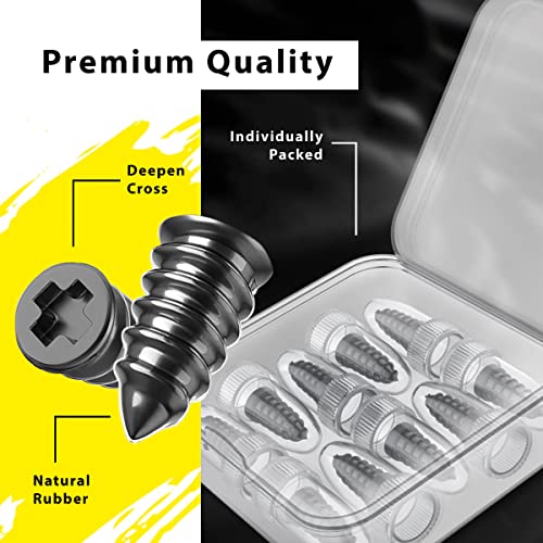 GradCap Tire Repair Rubber Screws with Storage Box for Car 20 Pcs (10S/10L)