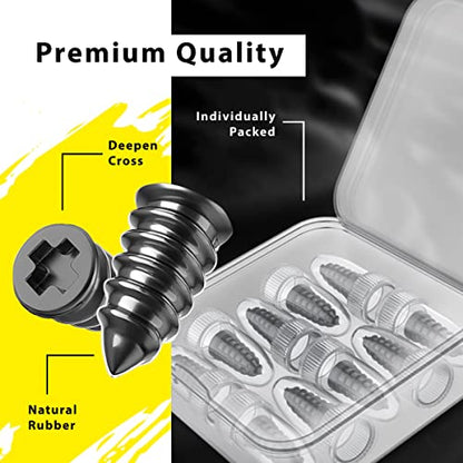 GradCap Tire Repair Rubber Screws with Storage Box for Car 20 Pcs (10S/10L)