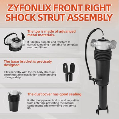 Rear Shock Strut Assembly Compatible with 2015-2019 Chevrolet C7 Corvette GS Z06 ZR1 For suspension codes FEA FEB FE6 FE7 Shock Absorber OEM 84235051, 580-1132, 23238698