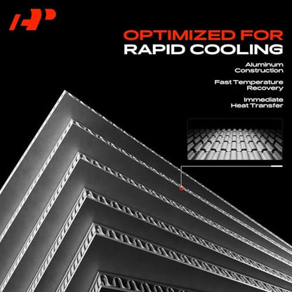 A-Premium Transmission Oil Cooler Compatible with Dodge