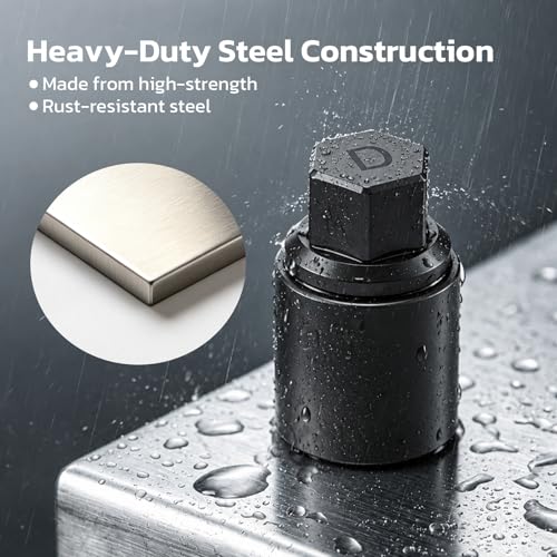 D-Type Wheel Lock Nut Key, 17mm Anti-Theft Lug Nut Removal Tool, Replacement for Toyota Tacoma, Heavy-Duty Steel Socket Adapter for Secure Wheel Installation - color: Black, size: Socket D 17mm