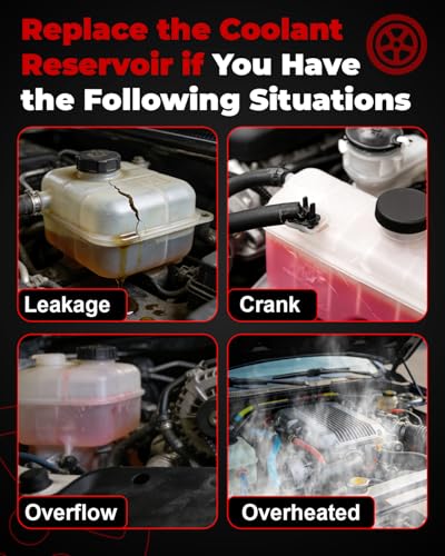 Coolant Reservoir Tank Fits for 2014-2019 Silverado 1500, Suburban - size: 603-973