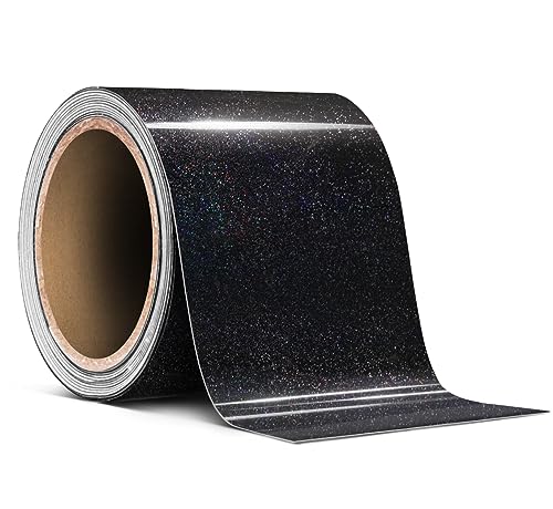 VViViD Rainbow Metallic Black Air-Release Adhesive Vinyl Pinstripe Tape Roll (3 Inch x 20ft) - size: 3” x 20ft