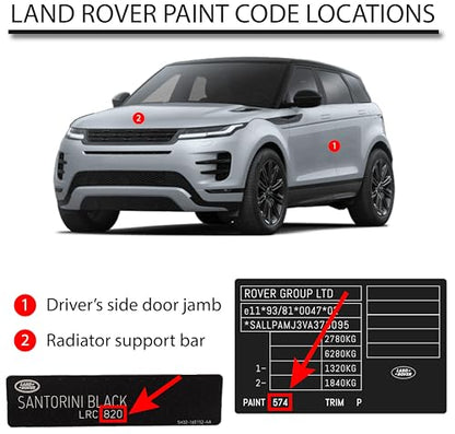 Automotive Paint for Land Rover 609, EAB, Kinversand Metallic, Touch Up Kit (Pack of 3) - color: Red, size: 1.5 Fl Oz (Pack of 1)