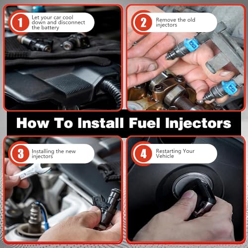 Set of 8 Fuel Injectors FIT Ford F150 F250 F350 E150 E250 E350 Mustang Expedition Explorer 4.6L 5.0L 5.4L 5.8L – Replace 0280150943, 0280150939, 0280150909