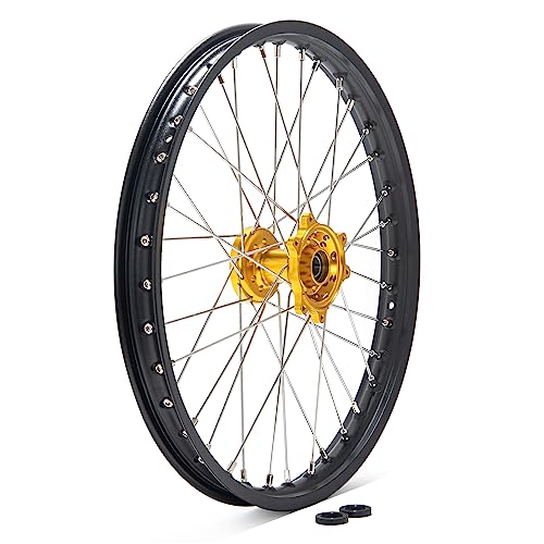TOFR CNC 21"x1.6" Front Wheel Rim Hub for Surron Sur ron Ultra Bee - color: Gold, size: 21" Front N/A Rear