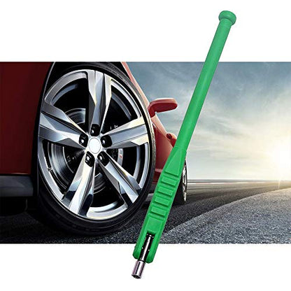 BASIKER Tire Valve Stem Puller Tool No Scratch with Valve Core Tool, Green