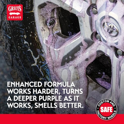 Griot's Garage Heavy-Duty Wheel Cleaner for All Wheel Finishes, Breaks Down and Removes Stubborn Brake Dust and Grime, PH Balanced, Non-Acidic, 11026, 35oz - size: 35 Fl Oz (Pack of 1)