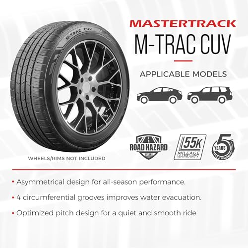 Set of 4 (FOUR) Mastertrack M-TRAC CUV 225/65R17 102H Tires - size: 225/65R17