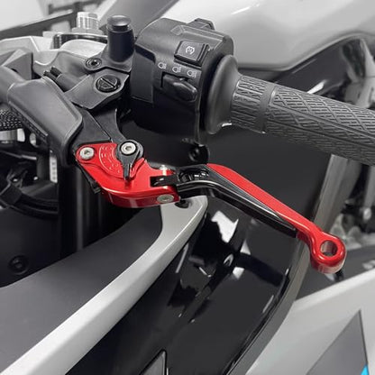 MFGZD for R1 Red Motorcycle Brake Clutch Levers Extendable Long - style: R1 Red