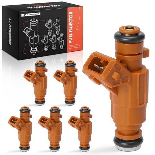 A-Premium Fuel Injectors Compatible with Mercedes-Benz - style: Pack of 6