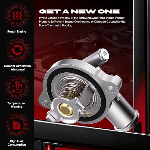 Upgrade Aluminium Engine Coolant Thermostat Housing Assembly