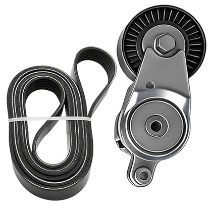 Serpentine Drive Belt and Tensioner Kit For Scion tC 11-16 Toyota - size: Toyota Camry, Rav4, Scion Tc (09-18)