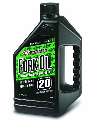 Maxima Racing Oils 57901-2PK Fork Oil Standard Hydraulic 20w 1L Bottle, 2-Pack - size: 1 L, style: 2 Pack