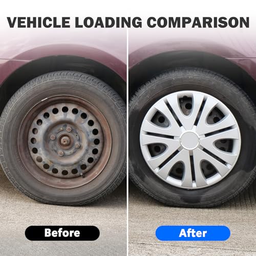 15inch Wheel Guards – (4 Pack) Hubcaps for Car Wheel - color: 5082-Lacquer-15