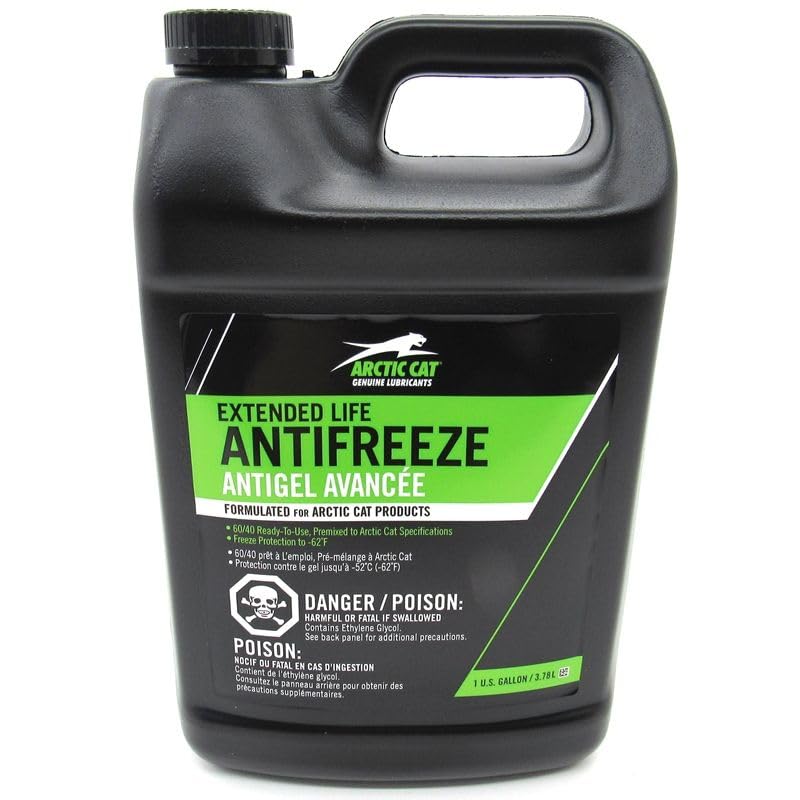 Arctic Cat 2436-871 Extended Life Anti-Freeze 60 40 Mix 1 Gallon Jug Coolant