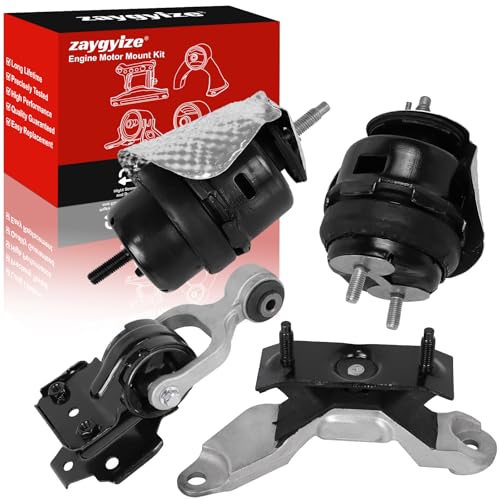 4Pcs Engine Motor Mount Fit for Chevrolet Impala 3.6L Automatic Trans - size: 2012-2014 for Chevy Impala V6-3.6L GAS