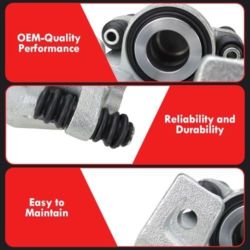 FEXON 2pc Rear Disc Brake Calipers Assembly with Bracket Replaces 184858 - size: 184858+184859