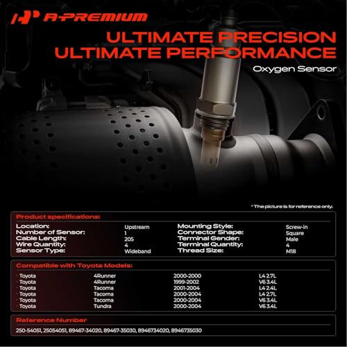 A-Premium O2 Oxygen Sensor, Compatible with Toyota