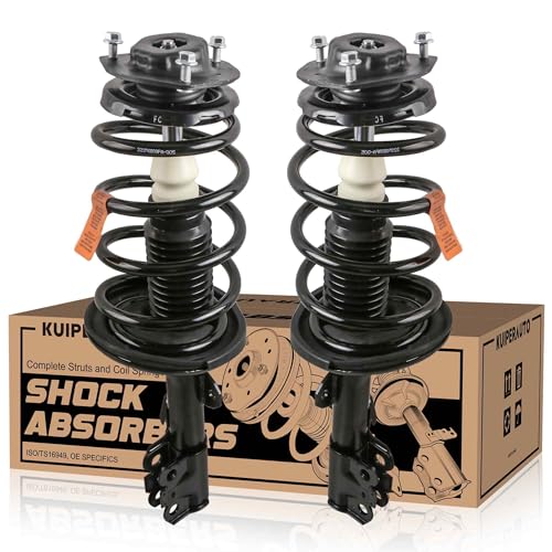 KUIPERAUTO Front Suspension Struts Shocks Complete Assembly Shock Absorbers w/Coil Spring 172206 172205 Compatible for Toyota Camry Avalon Solara Lexus ES330 2004 2005 2006 (Set of 2) - size: 2x Front Struts, style: 04-06 Toyota Camry