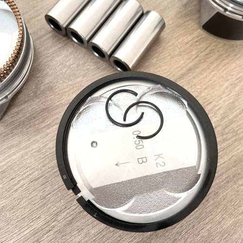 4pcs Piston Ring Kit 23041-2E800 +0.5mm Oversize For Hyundai Kia 2.0L G4NH