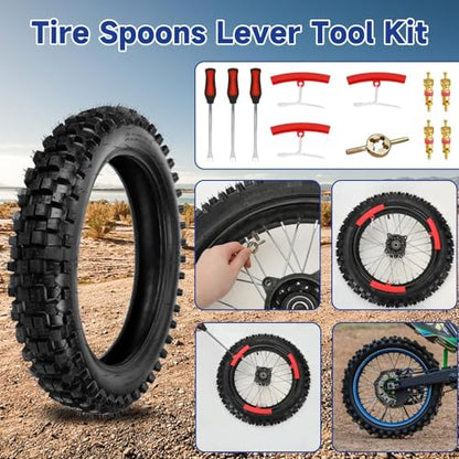 90/100-14 70/100-17 Dirt Bike Tire for Yozma in 10 Pro Ebike KX85