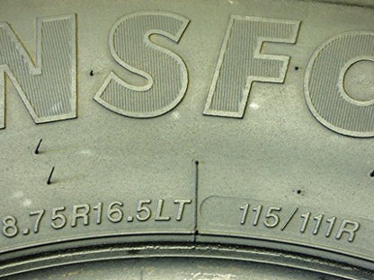 Firestone Transforce HT Highway Terrain Commercial Light Truck Tire 8.75R16.5LT 115 R E