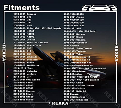 Rexka 25pcs 5/16 Hole Fender Liner Splash Shield Trunk Lid Bumper Cover Trim Retainer Clip Fastener for GM 10121502 Buick Cadillac Chevrolet GMC Hummer Oldsmobile Pontiac Saturn - color: 25pcs