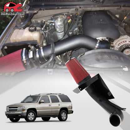 4" Cold Air Intake for 1999-2006 Chevy/GMC 4.8L 5.3L 6.0L V8 BK - color: 99-06 Chevy/GMC/Silverado V8 4.8L 5.3L 6.0L-BK