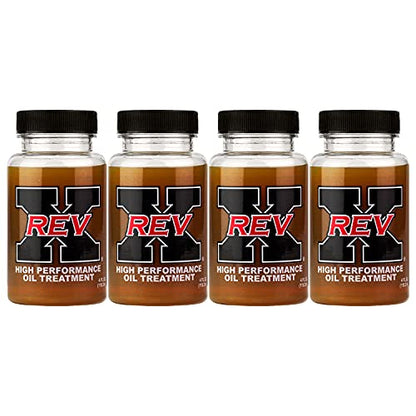 REV X High Performance Oil Additive - 4 fl. oz. (4 Pack)