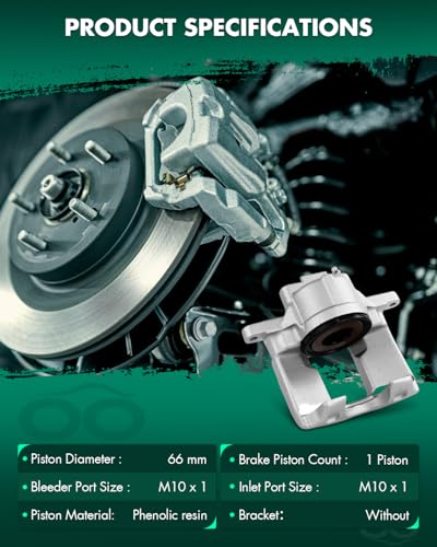 SCITOO 1PC Front Brake Caliper For Chrysler,For Dodge,For Jeep,For Ram - size: Front[18-5485]