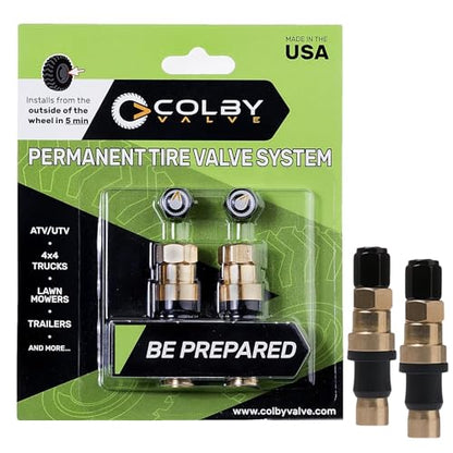 Colby Valve Permanent Metal Valve Stems Replacement Kit, Standard, 2 Pack - size: Standard