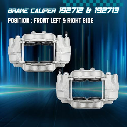 IRONTEK 19B2048 19B2049 Front Driver & Passenger Side Brake Caliper - color: Right+ Left