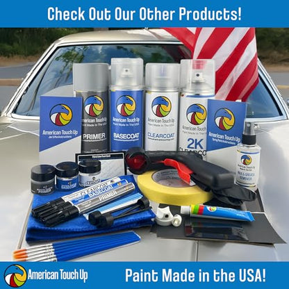 American Touch Up Paint Compatible with Chevy | 16/9753/WA9753 Bright White | Spray Paint (Basecoat) - color: 16/9753/WA9753 Bright White, size: Basecoat