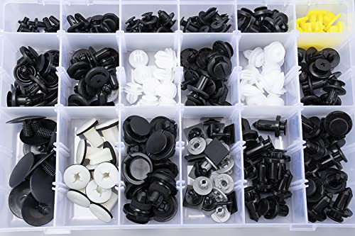 190pcs for Subaru Body Interior and Exterior Retainer Fastener Clip Assortment 19 Most Popular Sizes & Applications