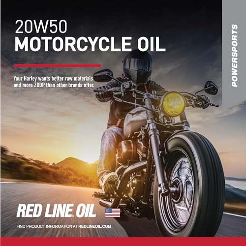 Red Line 42504 20W50 Motorcycle Oil Synthetic - Quart - size: Quart